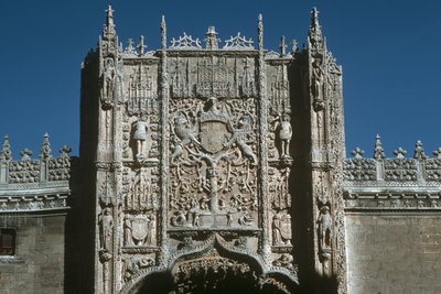 Eingangsfront (Museo Nacional de Escultura Religiosa) erbaut 1488-96 von Gil de Siloe